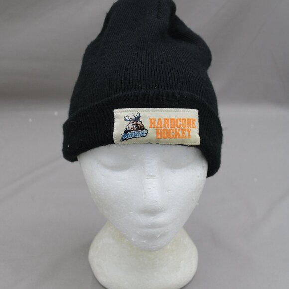 Manitoba Moose Toque / Beanie - Hardcore Hockey - Adult Stretch Fit - Picture 1 of 8